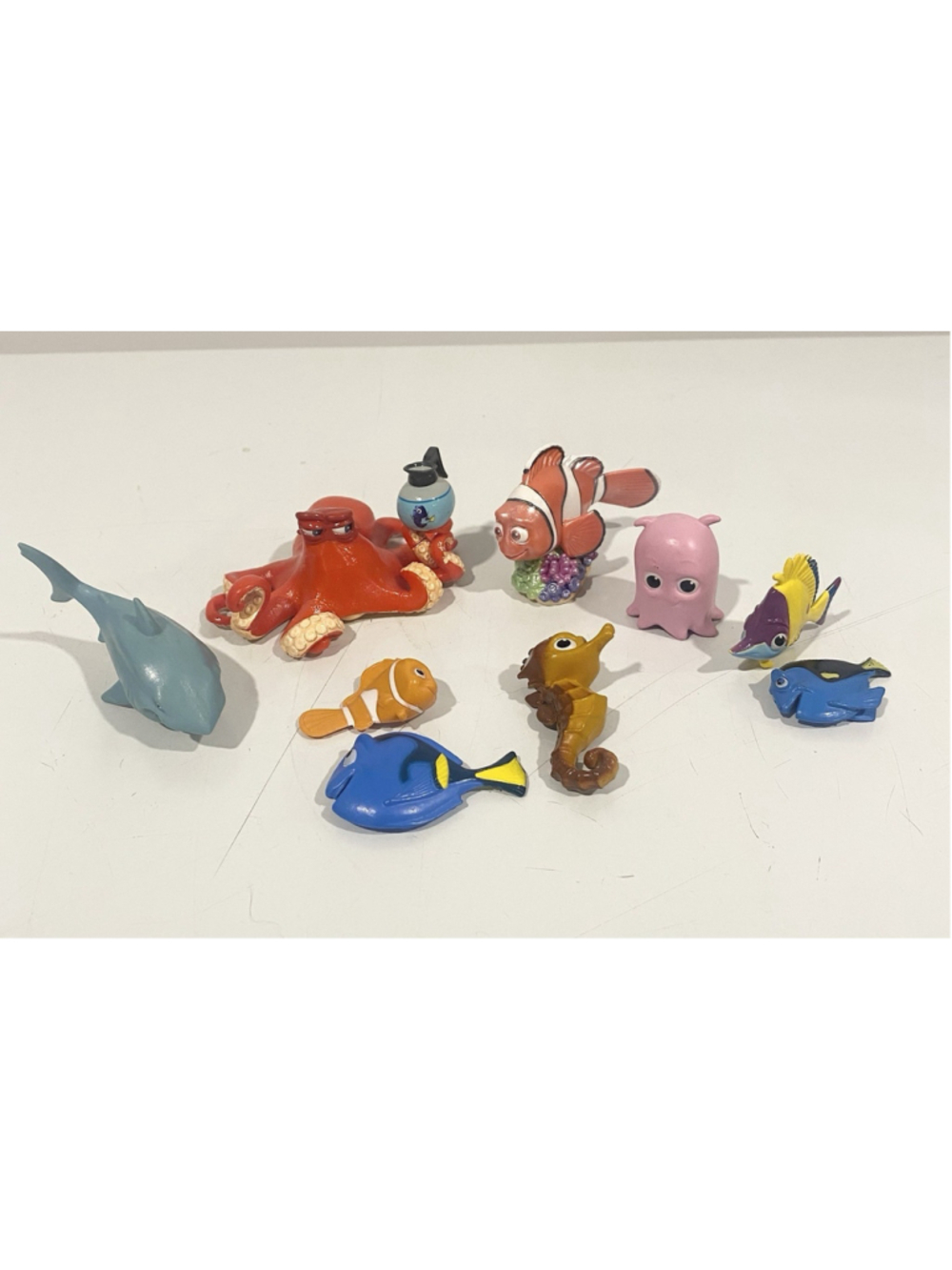 Disney Pixar Finding Nemo Dory Figure Lot 10 Hank Bruce Nemo Dory Fish Toys